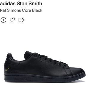 Adidas Stan Smith RAF Simons Core Black